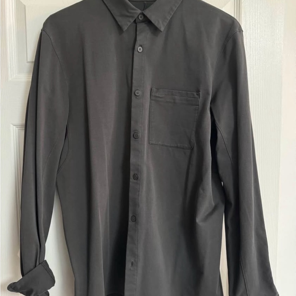 lululemon athletica Charcoal Button-Down Shirt